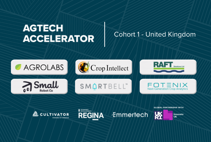 Agtech Accelerator Cohort 1 UK company logos