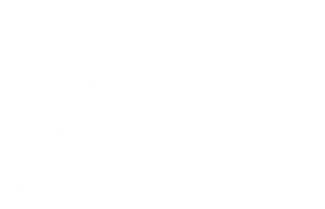 Service Box White Logo