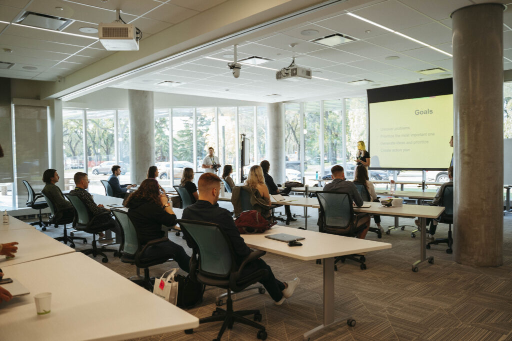 Group of people attending a Cultivator workshop