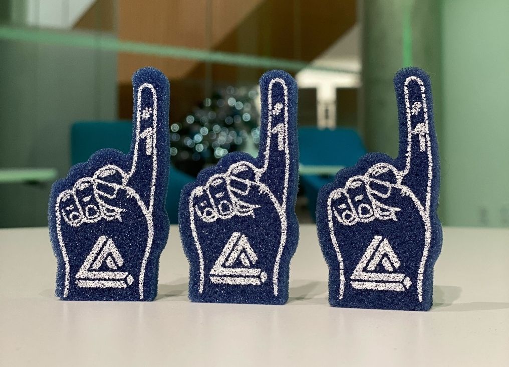 Three Cultivator Branded Foam Fingers