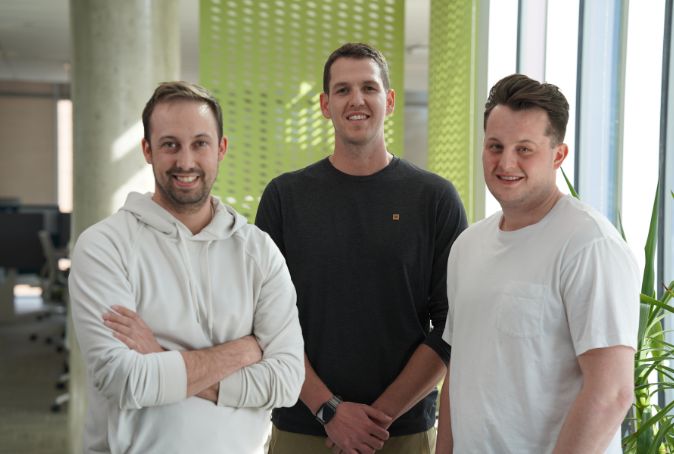 BudSense Team posing for photo in Cultivator space